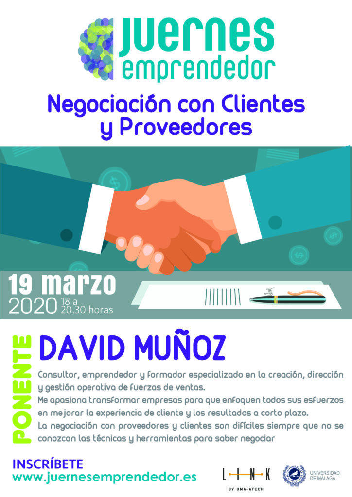 Nregociación con clientes y proveedores. David Muñoz